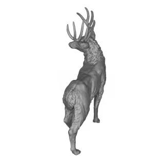 Wild Elk Deer 3D Print Model - Model thumbnail 4