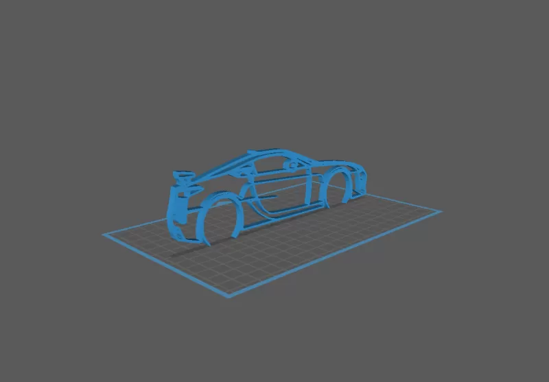 Lexus - LFA 2012 Wall Art - Model preview 1