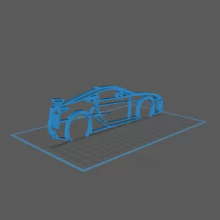 Lexus - LFA 2012 Wall Art - Model thumbnail 1