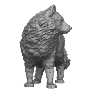Wild Fox 3D Print Model - Model thumbnail 2