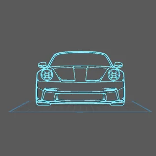 Porsche - 911 GT3 modele 992 Wall Art