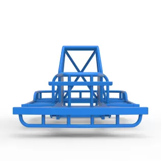 Frame of New Zealand Vintage Stock car Scale 1:25 - Model thumbnail 5