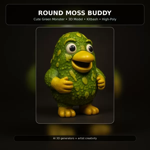 Fantasy Toy Character Collection Kitbash High-Poly 3D Model Set - Model preview 18