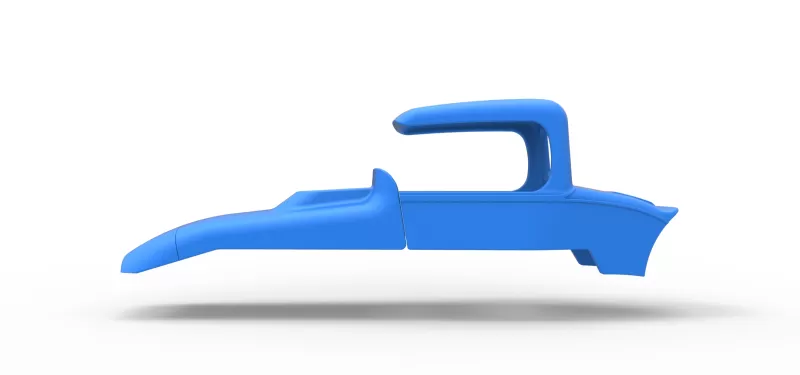 Shell of Vintage Sprint car Scale 1:25 - Model preview 6