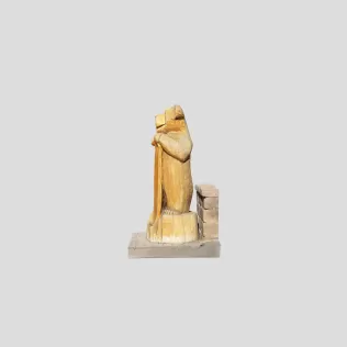 Big Bear Wooden Statue - Model thumbnail 2