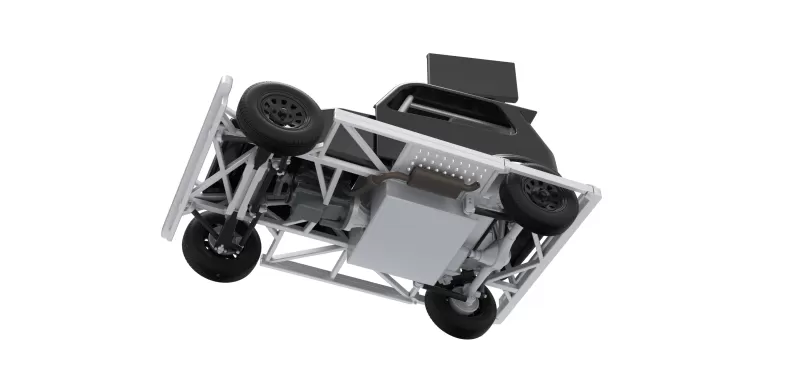 New Zealand Ministock car Version 3 Scale 1:25 - Model preview 3