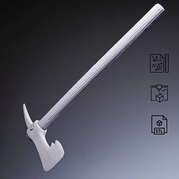 Pirate Boarding Axe #RoZ - Model preview 6