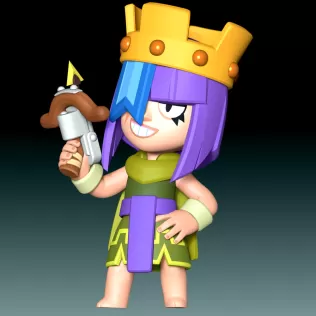 Archer Queen Penny - Model thumbnail 9