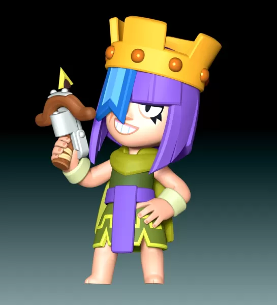 Archer Queen Penny - Model preview 9