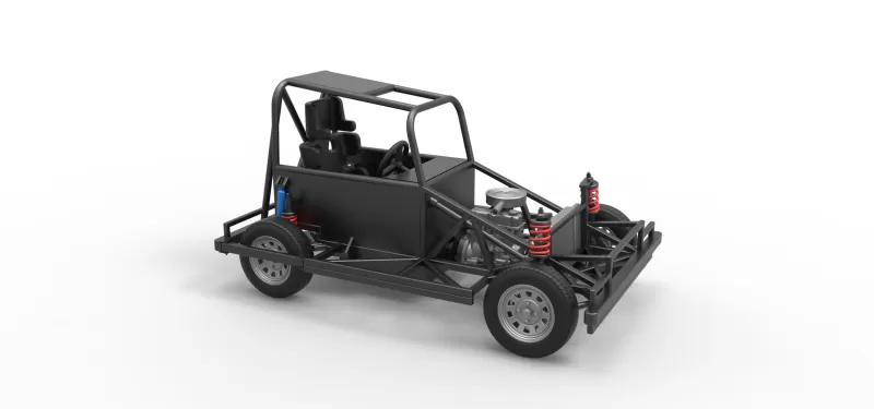 New Zealand Ministock car Base Scale 1:25 - Model preview 21
