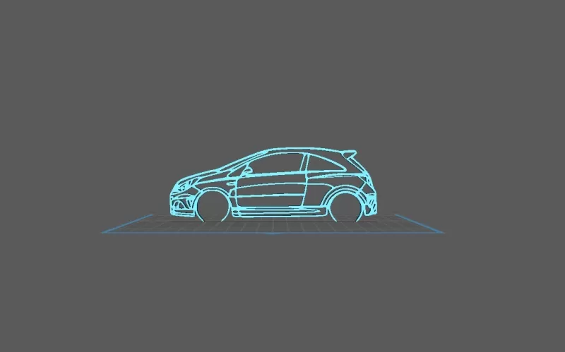 Opel - Race OPC Wall Art - Model preview 1