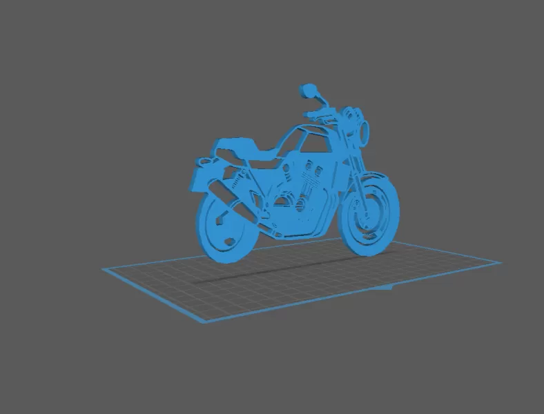 Honda - CBX Wall Art - Model preview 1