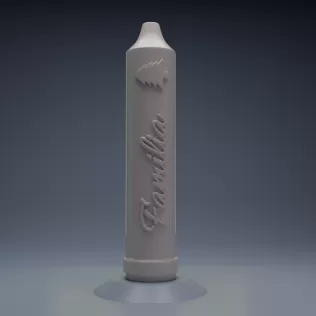 Coleccion de Velas de intención impresión 3D molde - Model thumbnail 8