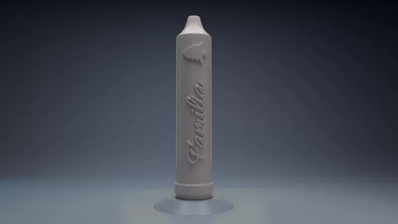 Coleccion de Velas de intención impresión 3D molde - Model preview 8