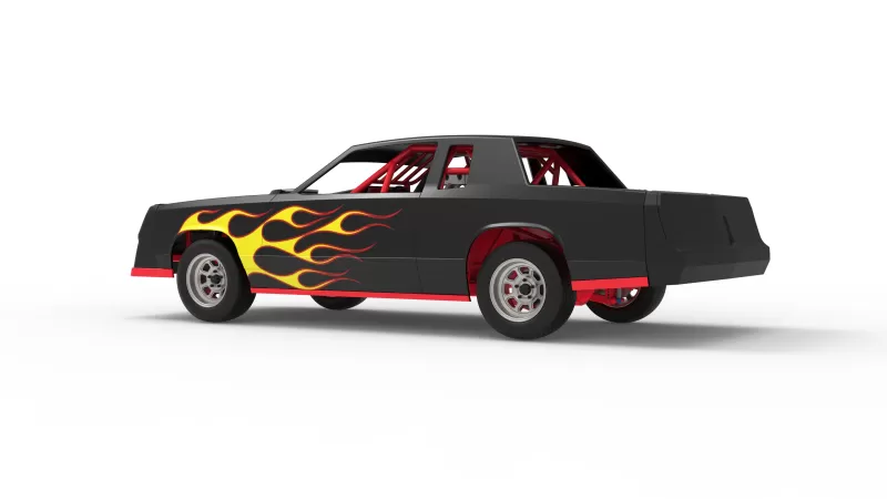IMCA Stock car Version 2 Scale 1:25 - Model preview 13