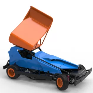BriSCA Formula 1 Stock Car for Dirt while turning V2 Scale 1:25 - Model thumbnail 24