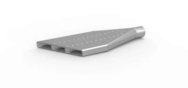 NASCAR Boom Tube Exhaust Scale 1:25 - Model preview 1