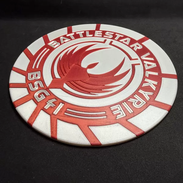 Battlestar Valkyrie BSG-41 Wall Plaque - Model preview 3