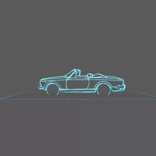 Fiat - 600 Convertible Wall Art