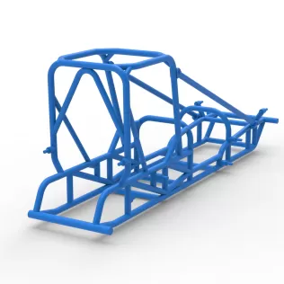 Frame of Dirt Silver Crown Champ car Scale 1:25 - Model thumbnail 12