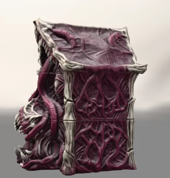 Lovecraftian Monster Building STL File for 3D Printing - Model preview 4