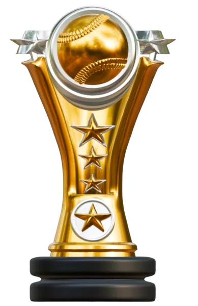 Premium 3D Printable Baseball Trophy Files Ready 3D print model - Model preview 2