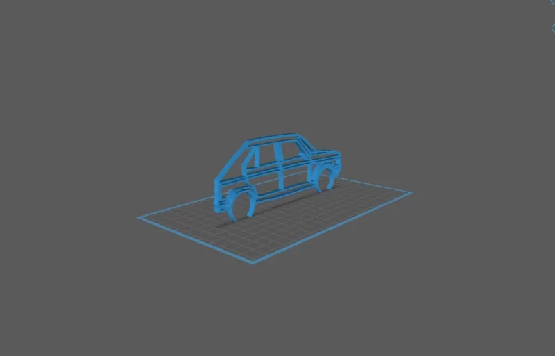 Peugeot - 104 Wall Art - Model preview 2