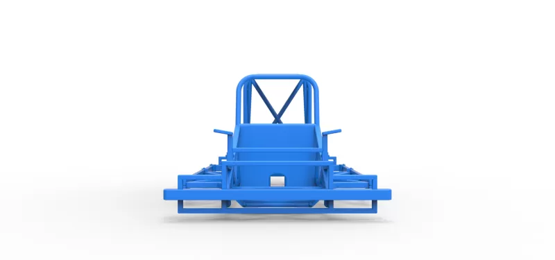 Frame of New Zealand Ministock car Scale 1:25 - Model preview 5