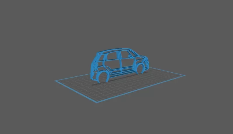 Fiat - 500 L Wall Art - Model preview 2