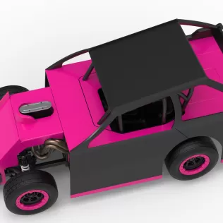 Mod Lite Race car Version 2 Scale 1:25 - Model thumbnail 4