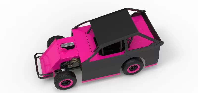 Mod Lite Race car Version 2 Scale 1:25 - Model preview 4