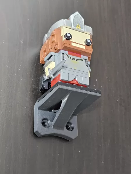 Lego Wall Mount for Lego BrickHeadz - Model preview 1