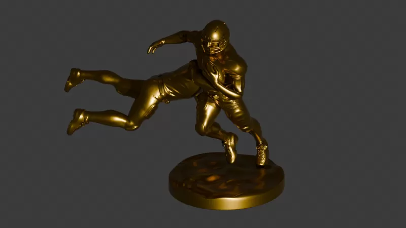 PACK OF 4 POSITIONS - 3D AMERICAN SOCCER PLAYERS - Model preview 17