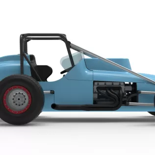 Dirt Silver Crown Champ car Scale 1:25 - Model thumbnail 22