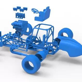 Dirt Silver Crown Champ car Base Version 2 Scale 1:25