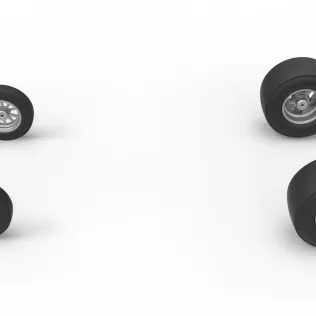 Wheel Set of Gasser Version 2 Scale 1:25 - Model thumbnail 5