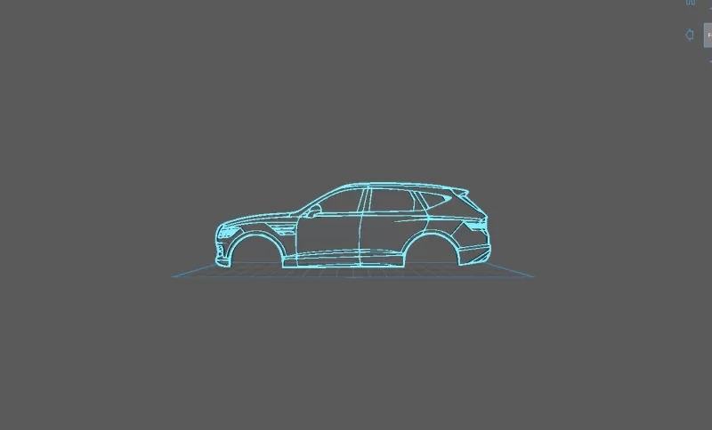 Genesis - GV80 2021 Wall Art - Model preview 1