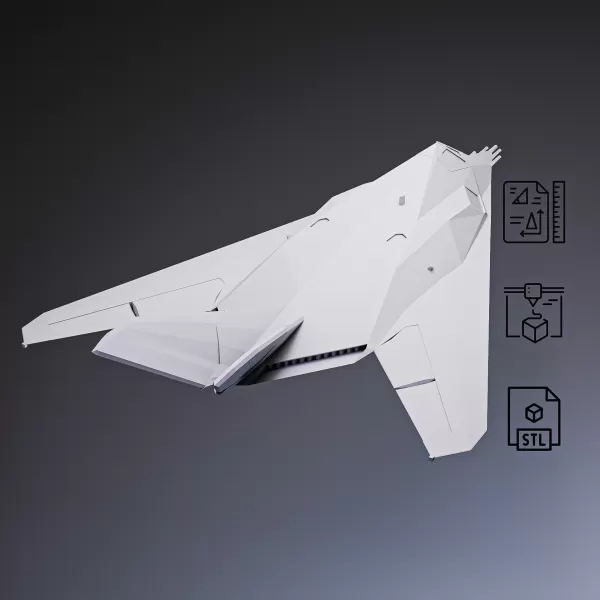 F-117 Nighthawk Stealth Aircraft #RoZ - Model preview 5