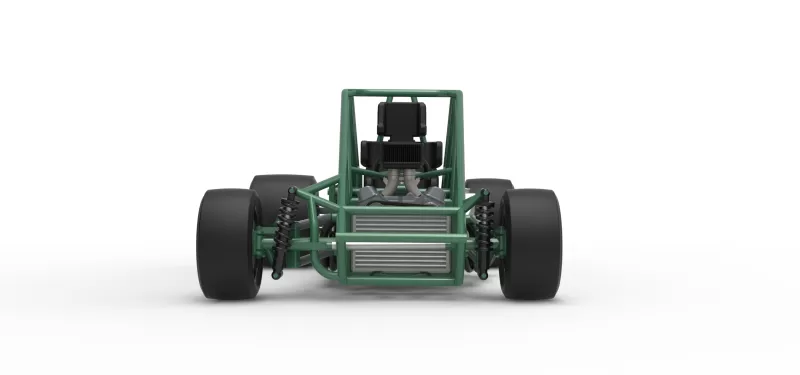 Pavement Silver Crown Car Base Scale 1:25 - Model preview 7