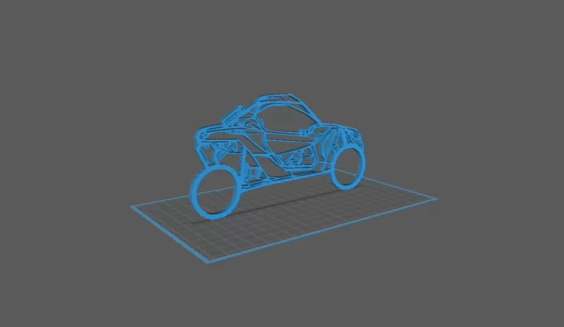 Can Am - Maverick X RS Turbo 2018 Wall Art - Model preview 2
