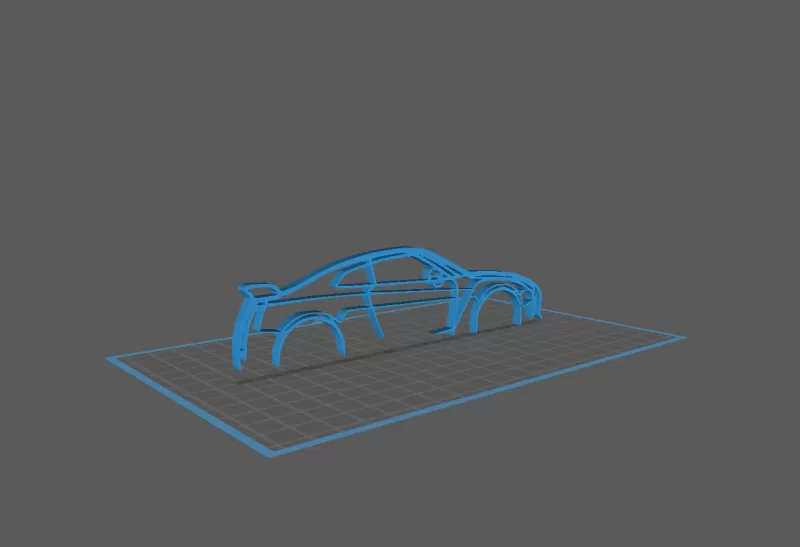 Nissan - GTR Wall Art - Model preview 1