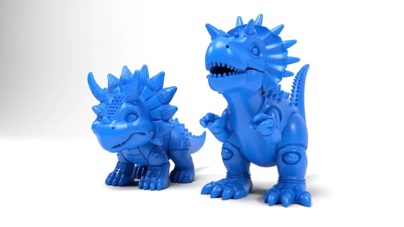 Toy dinosaurs - Model preview 1