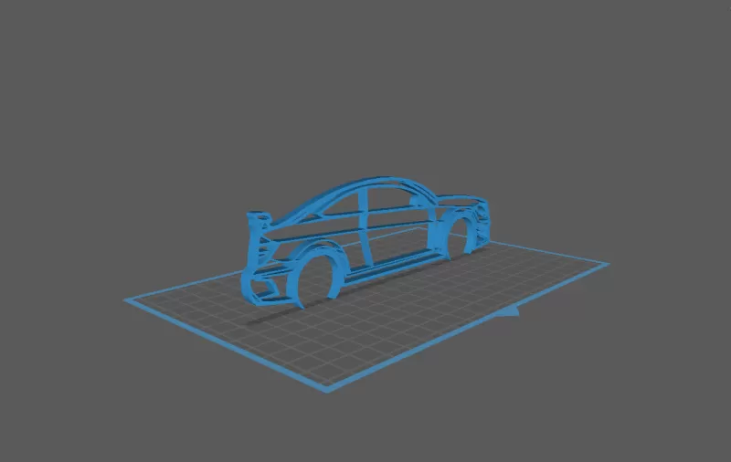 Mercedes - C3 AMG Wall Art - Model preview 1