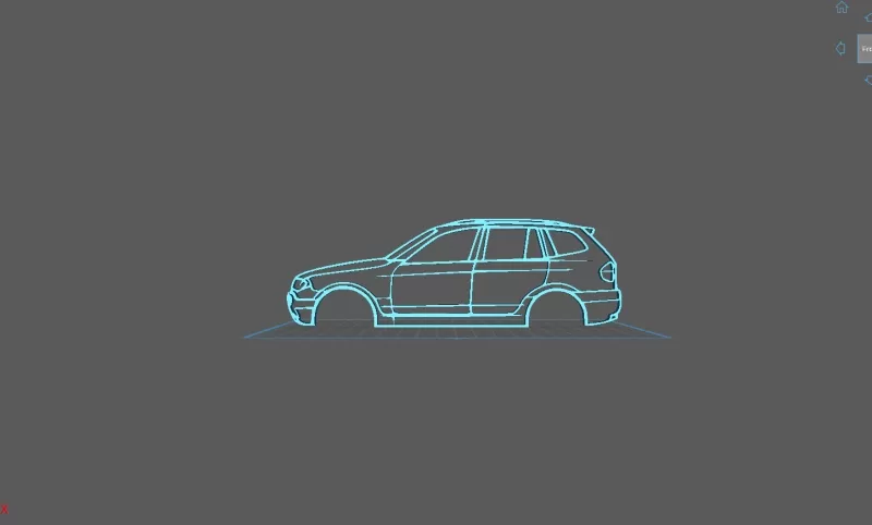 BMW - X3 E81 2004 Wall Art - Model preview 1
