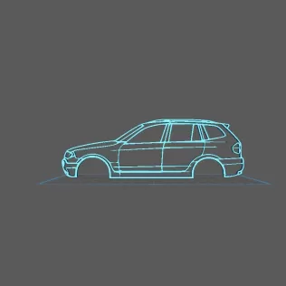BMW - X3 E81 2004 Wall Art
