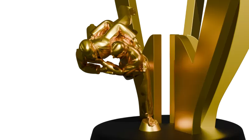 3D Judo Trophy – Premium Model for 3D Printing! - Model preview 5