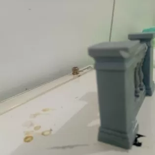 Architectural Balustrade – Resin Miniature Railing - Model thumbnail 11