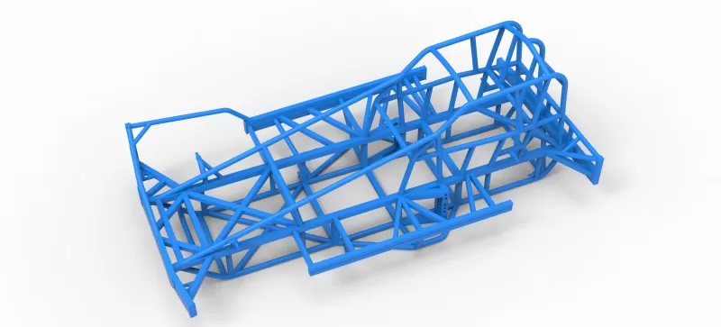 Frame of BriSCA Formula 1 Stock Car Version 2 Scale 1:25 - Model preview 3