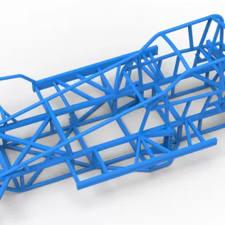 Frame of BriSCA Formula 1 Stock Car Version 2 Scale 1:25 - Model thumbnail 3
