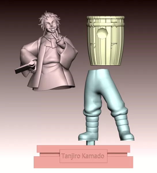 Tanjiro Kamado - Model preview 10